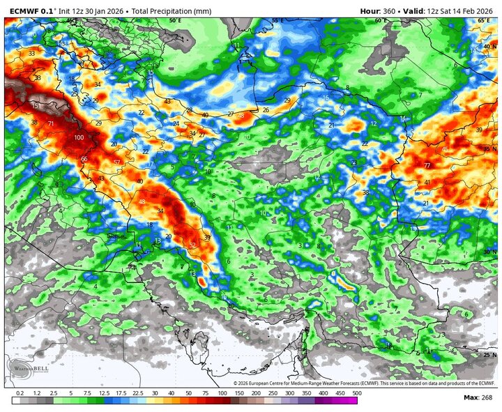 هشدار بارش برف و باران؛ ورود سامانه بارشی جدید به کشور از روز سهشنبه هشدار بارش برف و باران؛ ورود سامانه بارشی جدید به کشور از روز سهشنبه