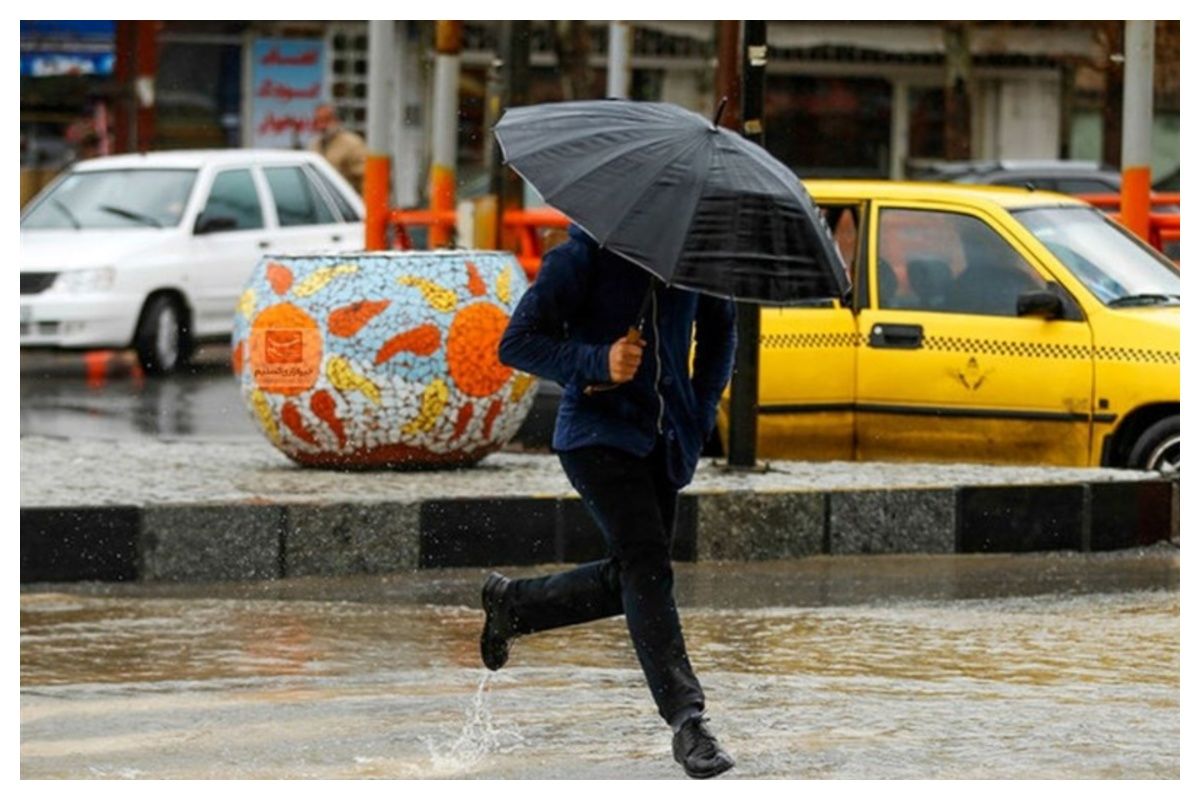 بارش پراکنده برف و باران در ۱۵ استان/ وزش باد شدید در تهران