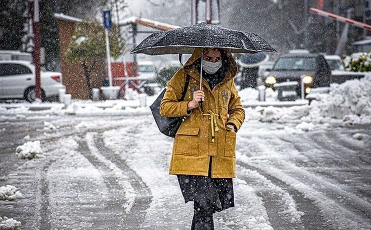 برف و باران در ۲۰ استان